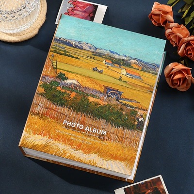 油画风格大容量照片收纳册567寸
