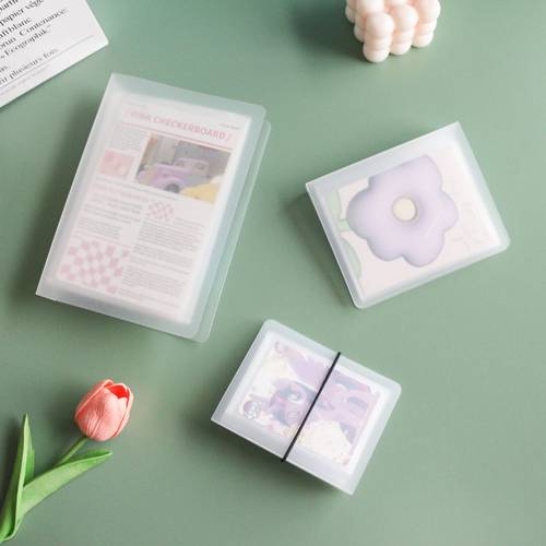 简约透明插页一宫格卡册3寸收藏册明信片小卡收纳册4567寸相册本