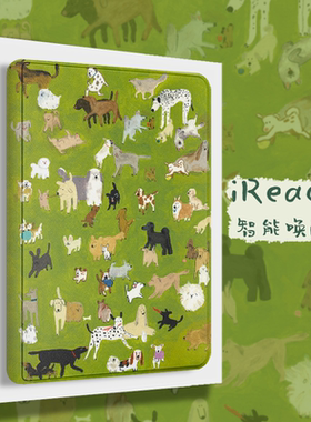 掌阅ireader light4保护套Neo3青春版turbo壳A6壳light3 turbo Neo2唤醒休眠磁吸light4c小狗乐园R6002 R608