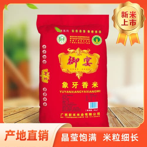 新禾象牙米广西细长香软厂家直销