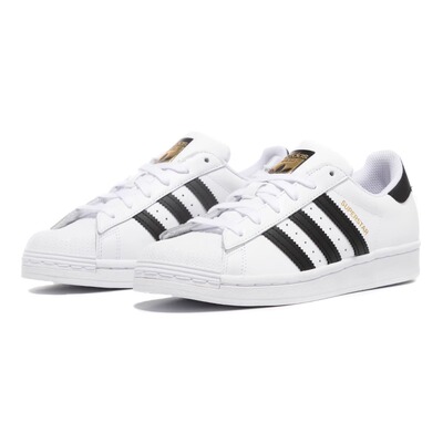 Adidas/阿迪达斯SUPERSTAR经典金标贝壳头女子GS板鞋休闲鞋FU7712