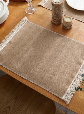Vintage Placemats Soft Table Mats High Quality Natural Cotto