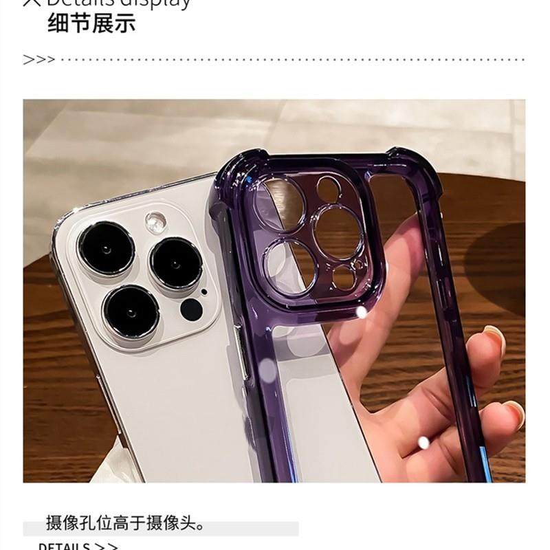 Acrylic anti-fall transparent phone case for 适用于iphone 14