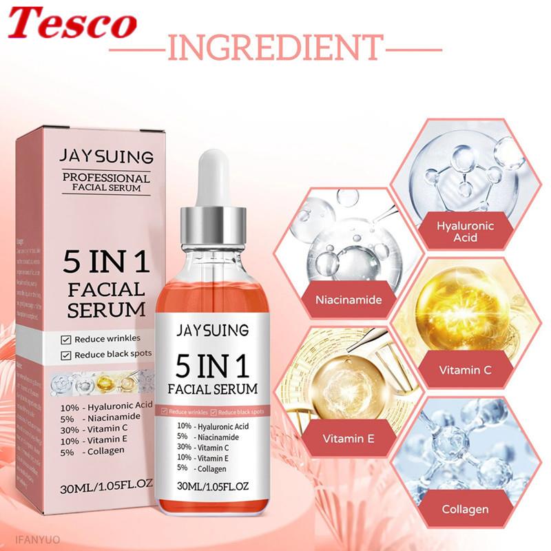 5 in 1 Face Serum Hyaluronic Acid Serum Vitamin C Skin Care