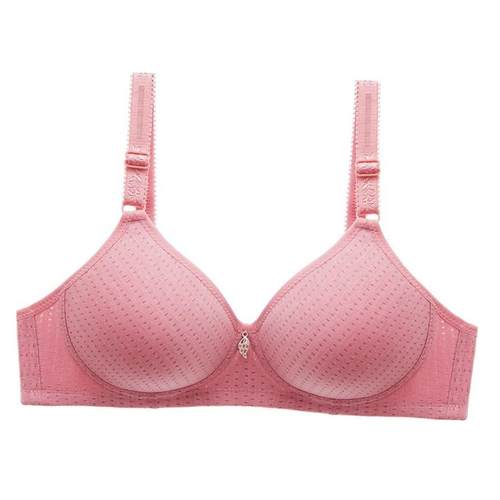 Women's Thin Steel Ringless Bra Plus Size Underwear Soli