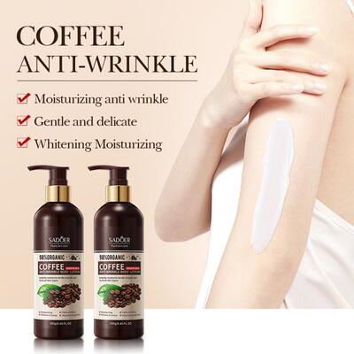 coffee Body Lotion Skin Whitening Cream Aging咖啡身体乳保湿