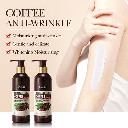 coffee Body Lotion Skin Whitening Cream Aging咖啡身体乳保湿