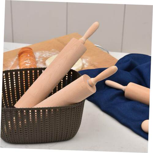Rolling Pin Wooden Handle Pastry Dough Roller Baking Tool
