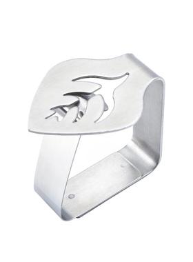 4p&ccedil;s clips stainless steel tablecloth decorative shee