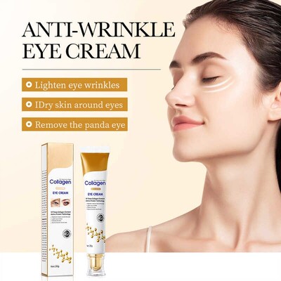 Moisturizing collagen anti wrinkle care eye cream骨胶原眼霜