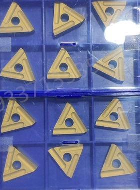 株洲黄色涂层机夹刀片31303C CN25 35三角形开槽YT15 YW2图层耐磨