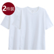 半袖 白色不透上衣 日本良品100%纯棉短袖 大码 t恤女夏2024新款 女装