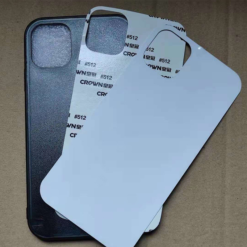 适用于苹果17promax热转印手机壳xsmax/iPhone11plus /7plus热升华铝片13/14pro 凹槽