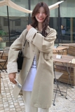 工装中长款洋气女休闲独特减龄宽松百搭显瘦大衣6053P185K258，女装风衣，维壹