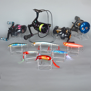 蜘蛛水滴轮纺车轮渔轮鱼轮路亚轮展示架配件架子收纳陈列架保养油