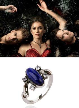 The Vampire Diaries 美剧吸血鬼日记周边 伊琳娜Elena防日光戒指