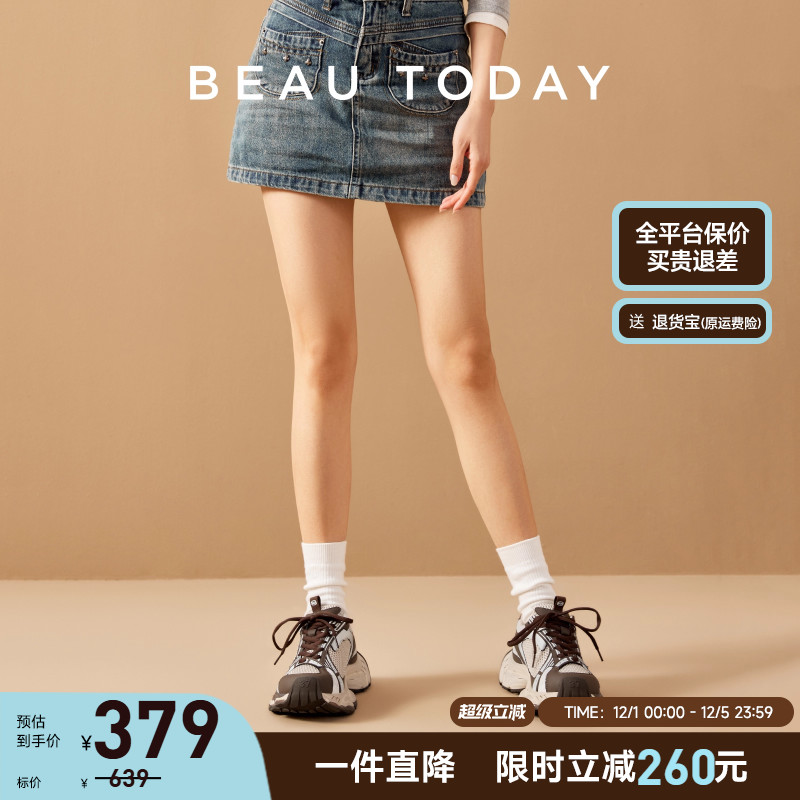 BeauToday厚底老爹鞋复古运动鞋