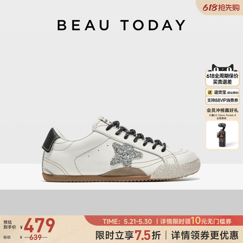 Beautoday德训鞋女款小白鞋