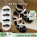 芭蕾鞋 女平底休闲鞋 BeauToday运动玛丽珍鞋 浅口单鞋 明星同款