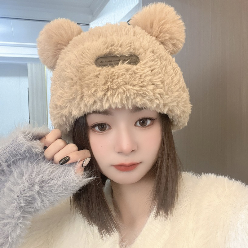 针织帽出游可爱女冬季保暖