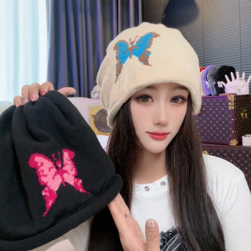 堆堆帽出游休闲女秋冬保暖百搭