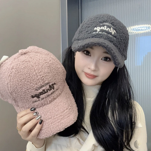 鸭舌帽出游休闲男女秋冬宽檐