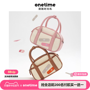 新款 onetime贴贴包2024夏季 包包女小众手提包原创质感单肩斜挎包