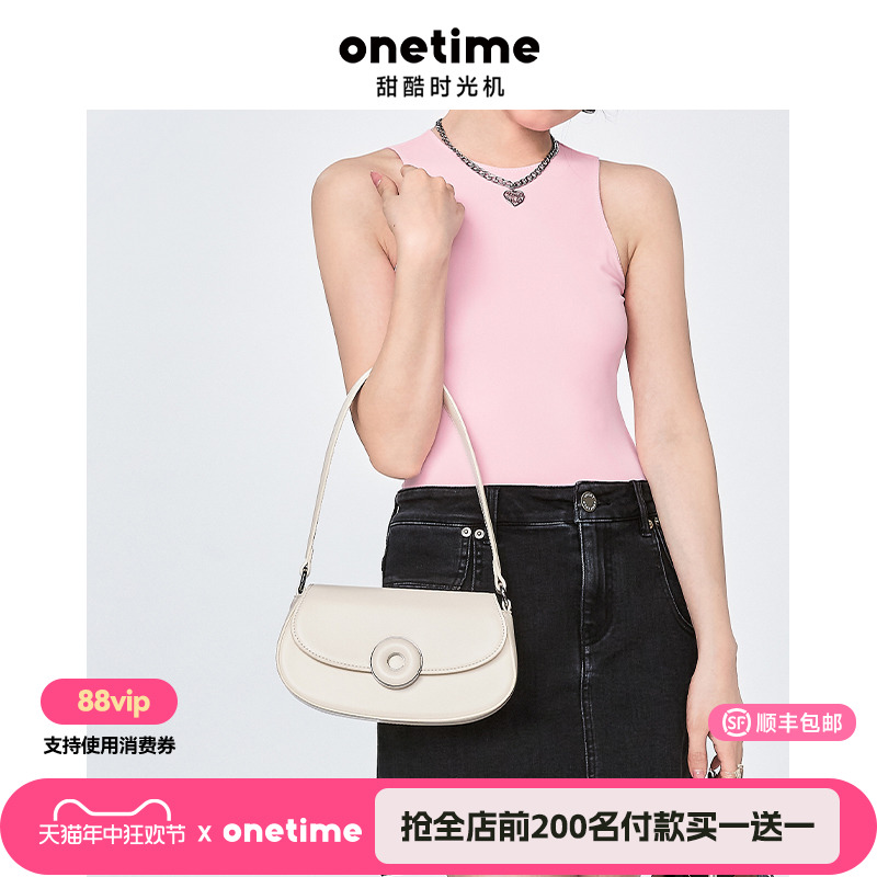 onetime甜甜圈包2024夏季新款腋下包上班女包单肩包520情人节礼物