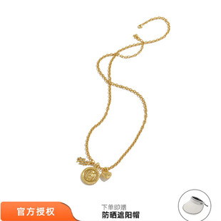 tokokkino 愿望金色多吊坠项链复古长长项链百搭毛衣链 26春夏新款