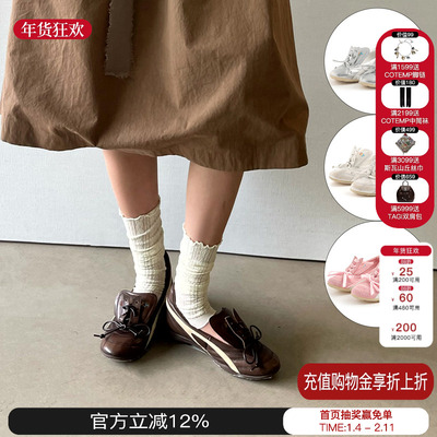 EMPTYBEHAVIOR网球芭蕾平底鞋