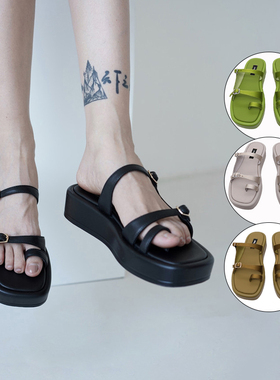 现货AFFLATUS3 25新款laputa厚底凉鞋分趾拖鞋外穿凉拖鞋女M星店
