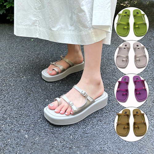 AFFLATUS3真丝鞋面凉鞋拖鞋M星店