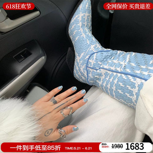 AFFLATUS3戚薇同款皮女靴