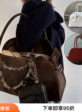 吴昕同款AFFLATUS3 26新款红色手提包波士顿包通勤大容量单肩包女