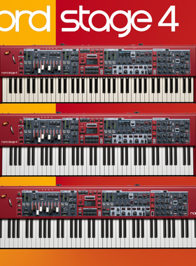 nord stage4 旗舰舞台音乐合成器重锤三传感器键盘电钢琴电子琴