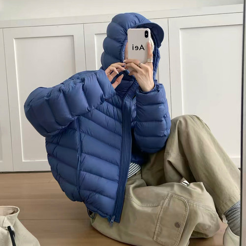 95绒小个子超好看排骨短款羽绒服