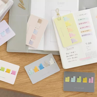 kanmido甘美堂卡片式便携可书写便签索引标签贴女子博手帐装饰贴