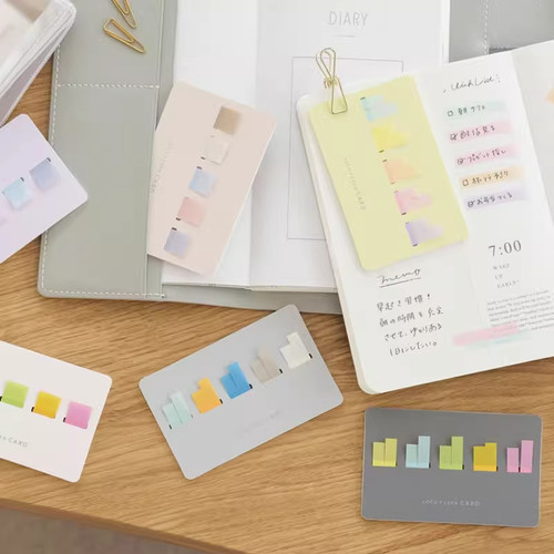 kanmido甘美堂卡片式便携可书写便签索引标签贴女子博手帐装饰贴