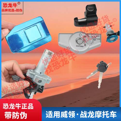 恐龙牛组合套锁适用战龙威领摩托车WH150电门锁点火开关油箱盖
