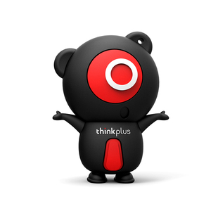 联想thinkplus 小黑U盘创意女卡通萌闪存盘USB3.2高速大容量商务