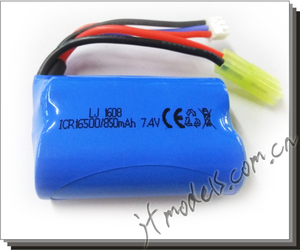 欧兰斯 1：18 大脚车电池 7.4V 850毫安 动力电/锂电 74V850MAH