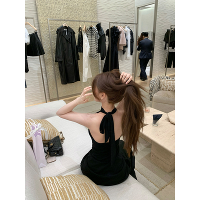 GYOKUU【魅力磁场】2025aw 弹力针织系带显瘦无袖上衣