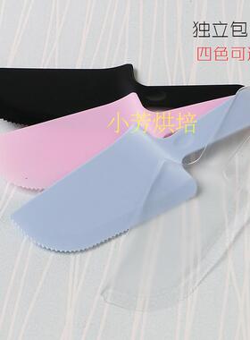 一次性独立包装蛋糕刀叉/磨砂塑料刀黑色，白色/蛋糕切托/蛋糕铲