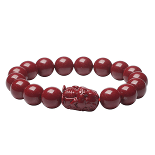 保真朱砂十二生肖手链本命年紫金砂红手串女男龙年鼠鸡猴马太岁化