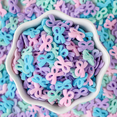 蝴蝶结糖珠蛋糕装 饰彩糖珍珠糖切片糖片生日甜品烘焙糖果彩针点缀