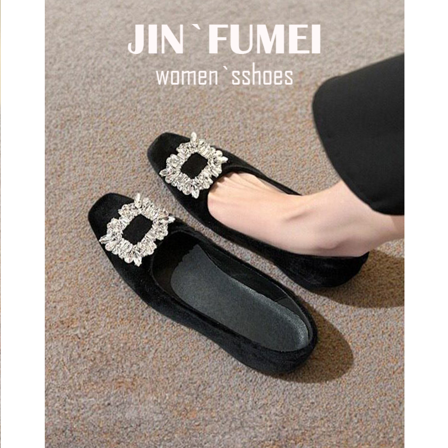 真皮~法式单鞋女春秋高跟鞋女气质高级不累脚粗跟玛丽珍鞋内增高