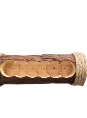 木质工艺品摆饰创意阳台 花盆 木桩蜡烛台家居装饰多肉小花盆摆件