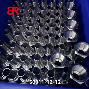 不锈钢扣压接头50311-12-12 R3/4内丝软管扣压接头配19mm软管