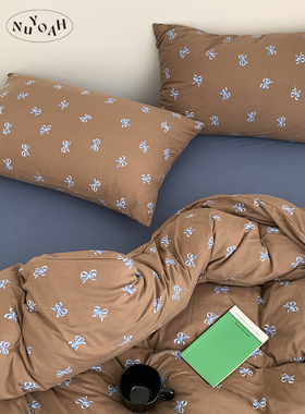 Nuyoah studio 复古爱丽丝 韩系纯棉针织全棉A类四件套天竺棉床单