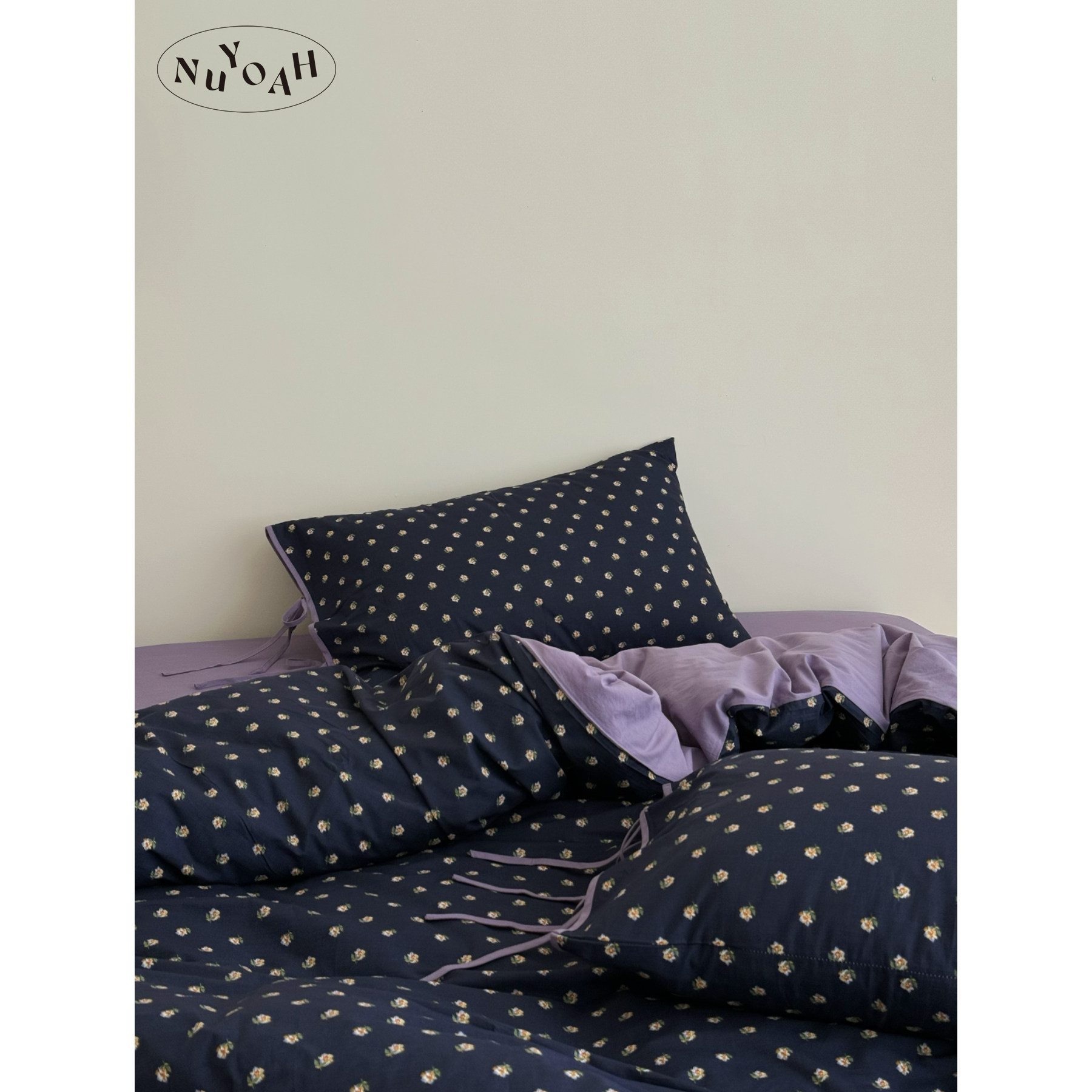 Nuyoah studio 晴川牧野 复古碎花全棉水洗100棉四件套床品被套